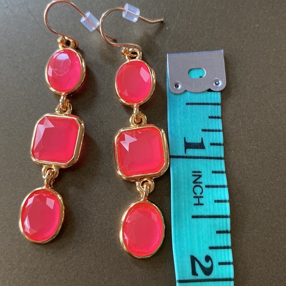 EUC Kate Spade Pink Earrings - Picture 2 of 3